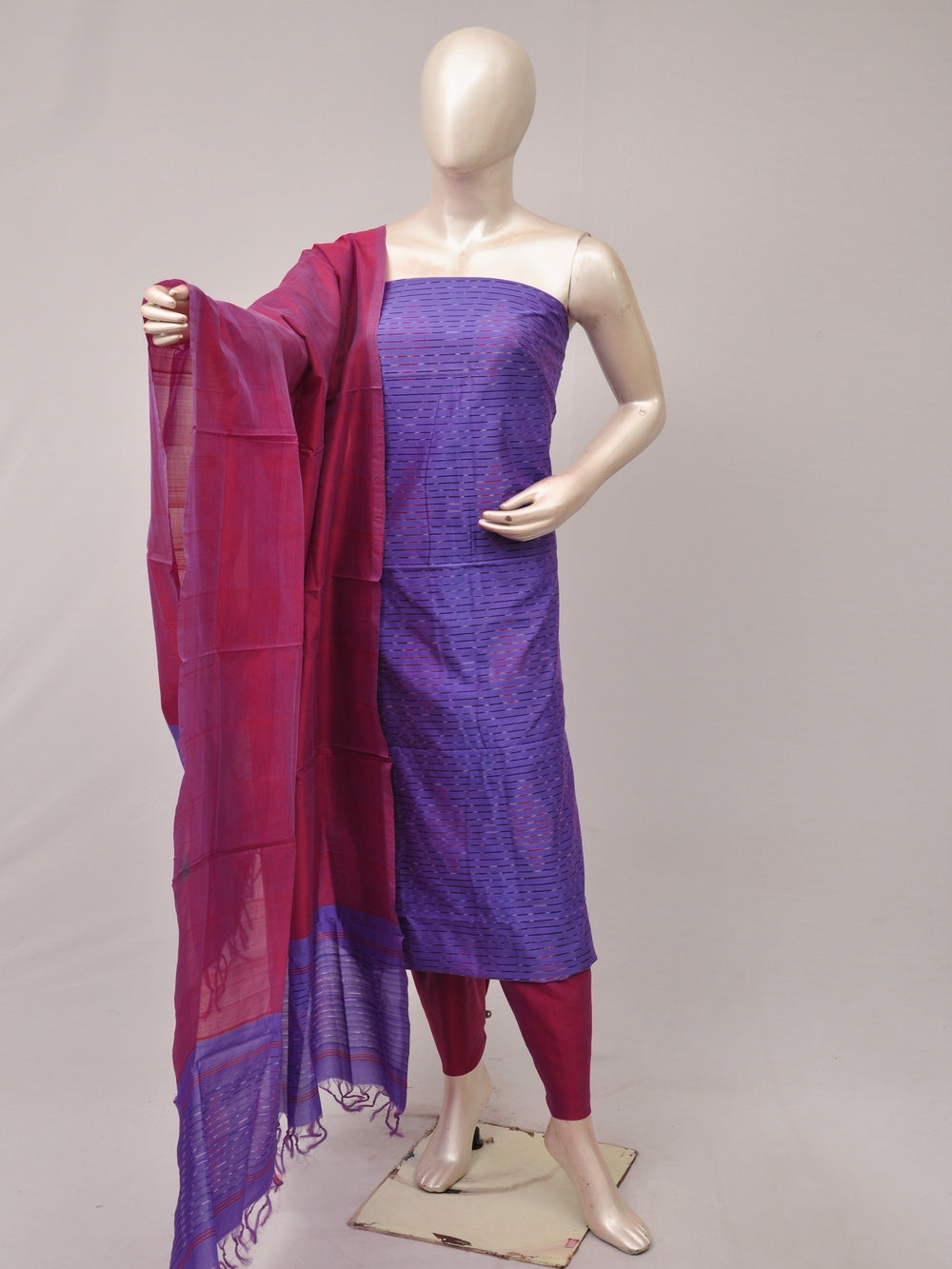 Silk Woven Designer Dress Material    [D81008006]