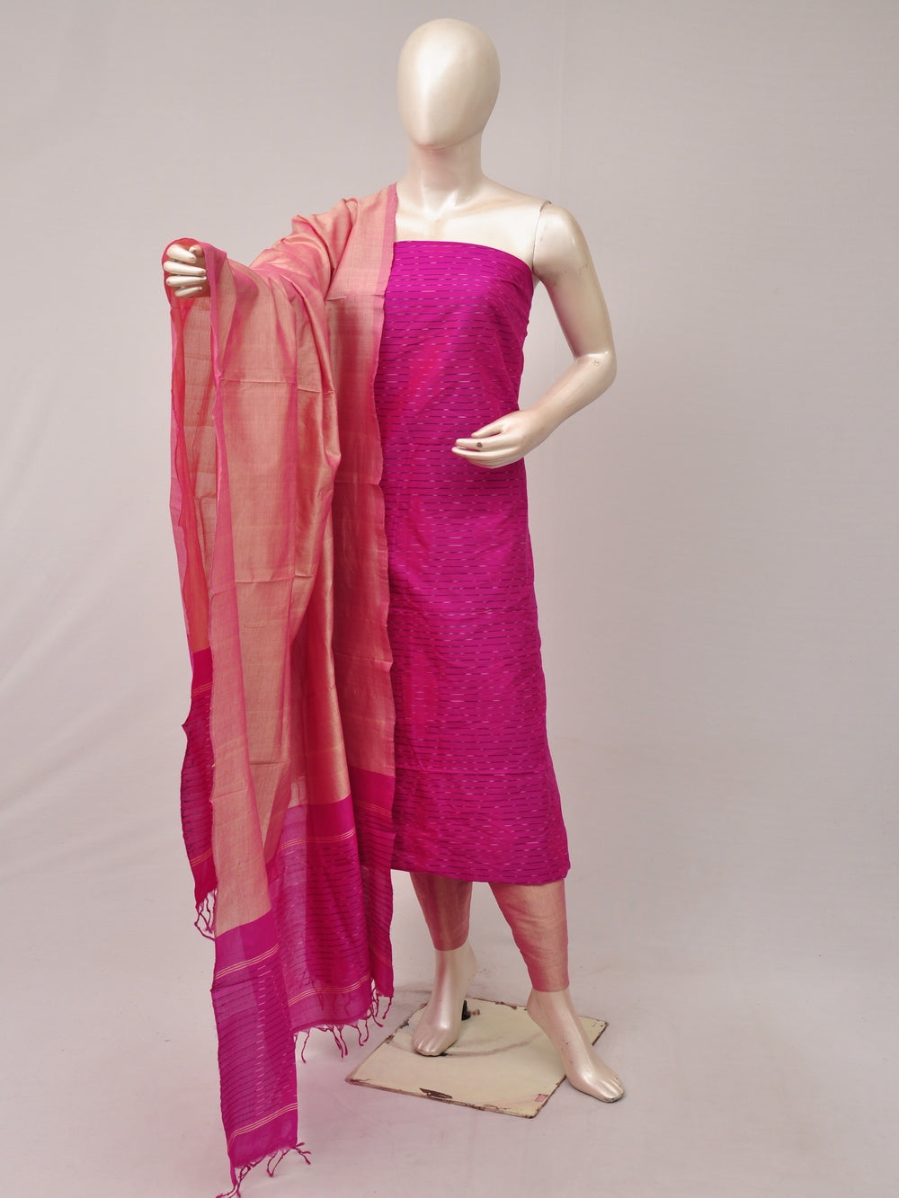 Silk Woven Designer Dress Material    [D81008010]