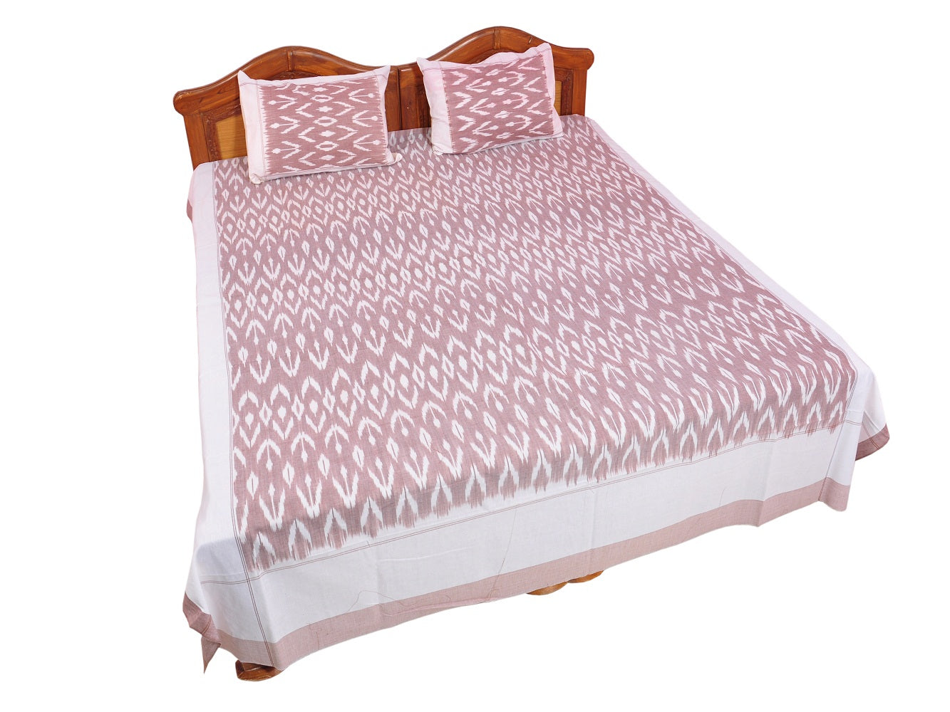 Pochampally Ikkat Cotton Double Bedsheet  [D1153223] - DressesForWomen.IN