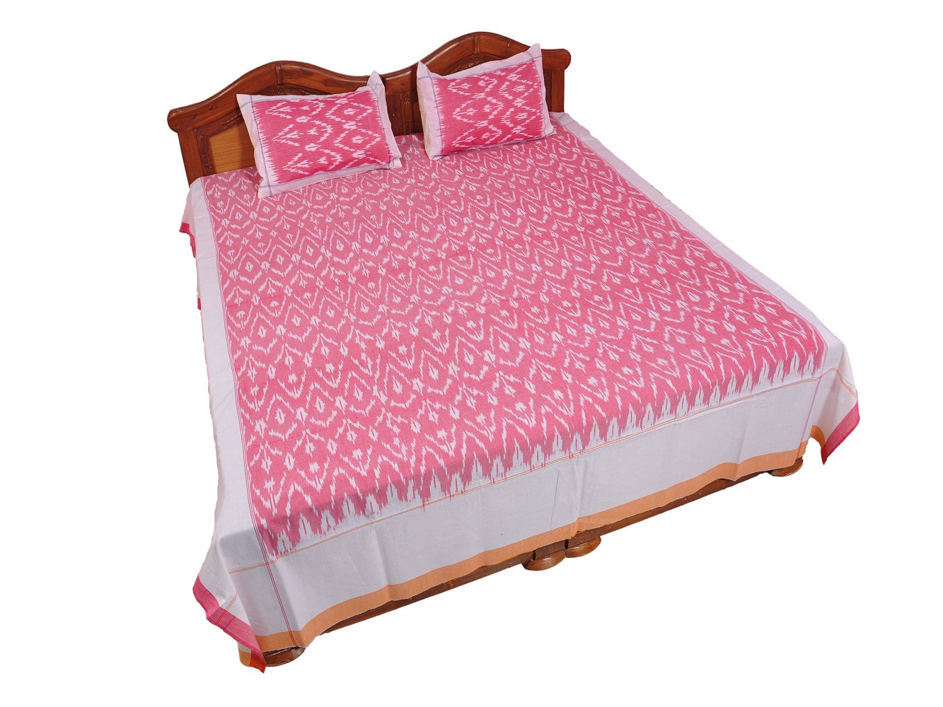 Pochampally Ikkat Cotton Double Bedsheet  [D1153224] - DressesForWomen.IN