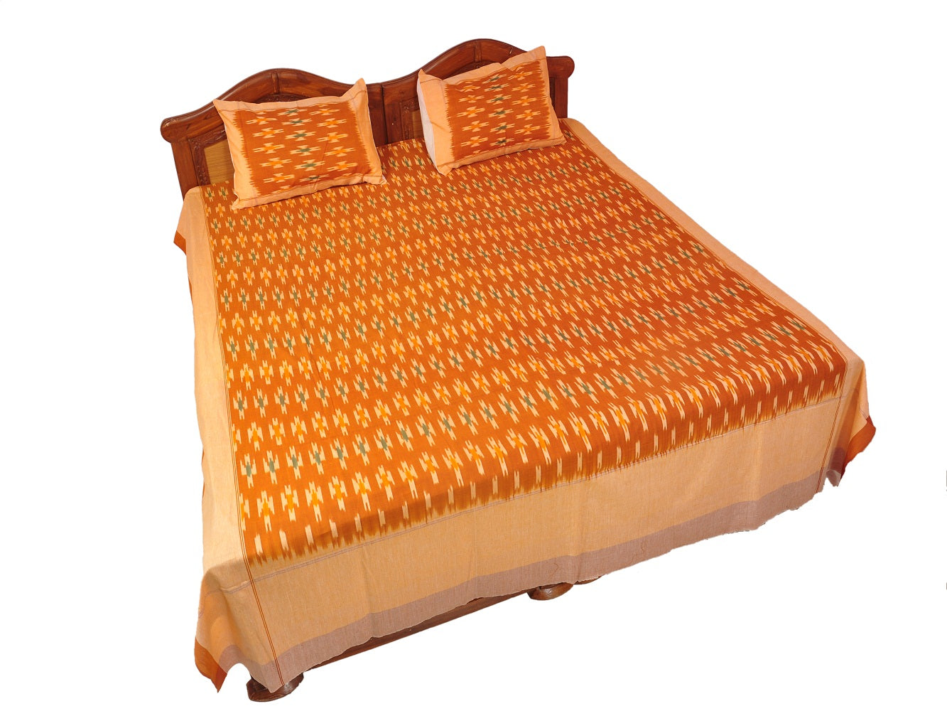 Pochampally Ikkat Cotton Double Bedsheet  [D1153229]