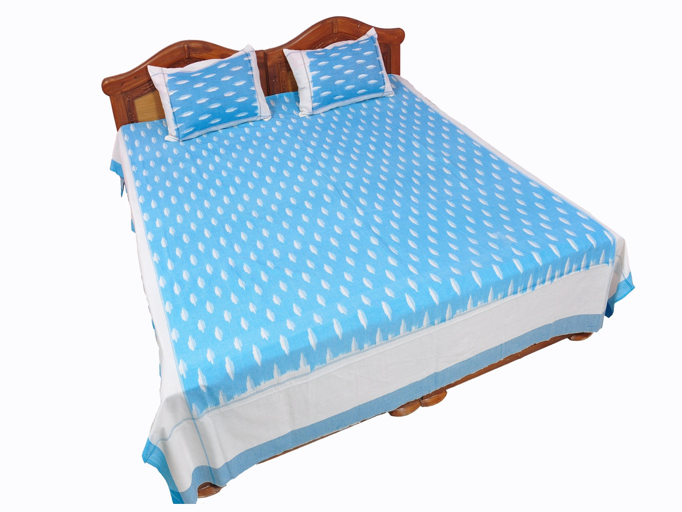 Pochampally Ikkat Cotton Double Bedsheet  [D1153237]
