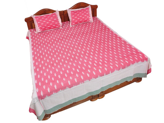 Pochampally Ikkat Cotton Double Bedsheet  [D1153240]