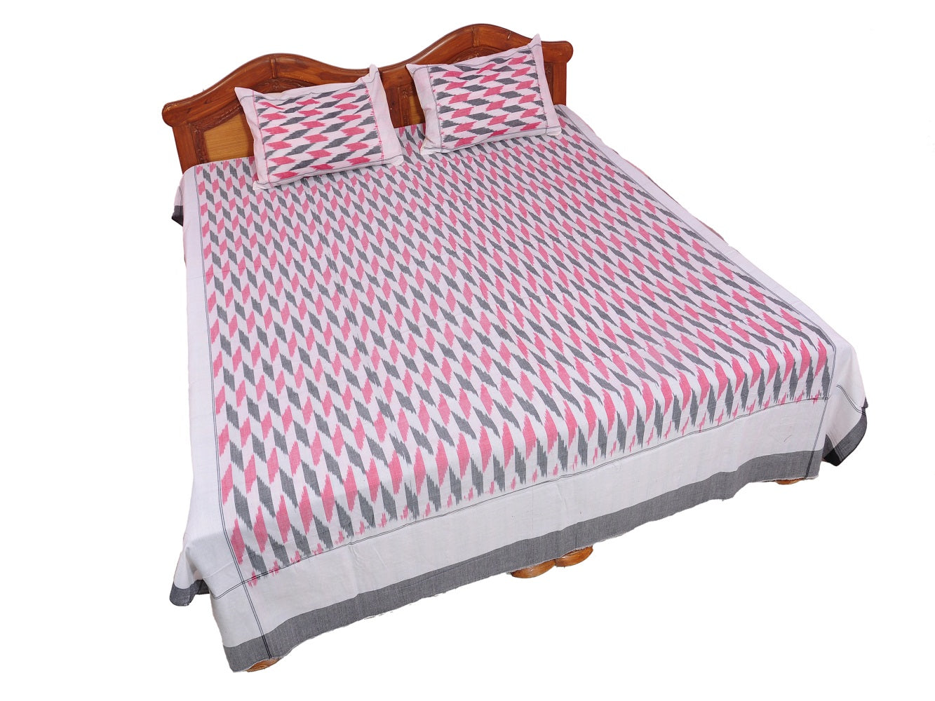 Pochampally Ikkat Cotton Double Bedsheet  [D1153251]