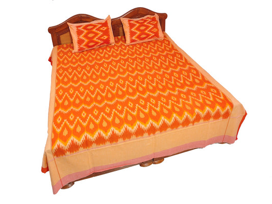 Pochampally Ikkat Cotton Double Bedsheet  [D1153252]