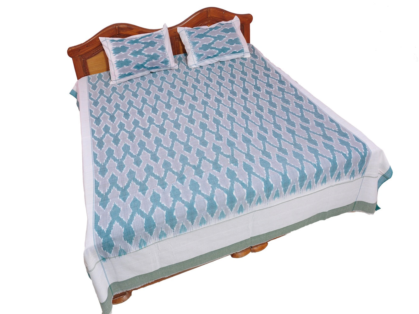 Pochampally Ikkat Cotton Double Bedsheet  [D1153254]