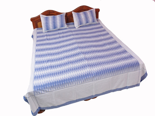 Pochampally Ikkat Cotton Double Bedsheet  [D1153255]