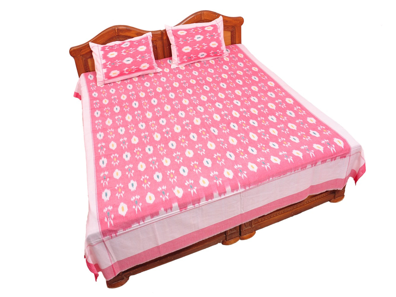 Pochampally Ikkat Cotton Double Bedsheet  [D1153259]