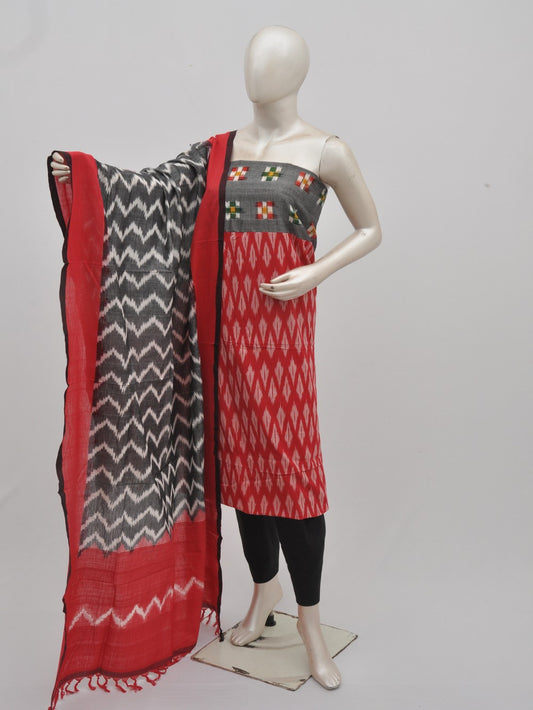 Double Ikkat Designer Dress Material [D01026035]