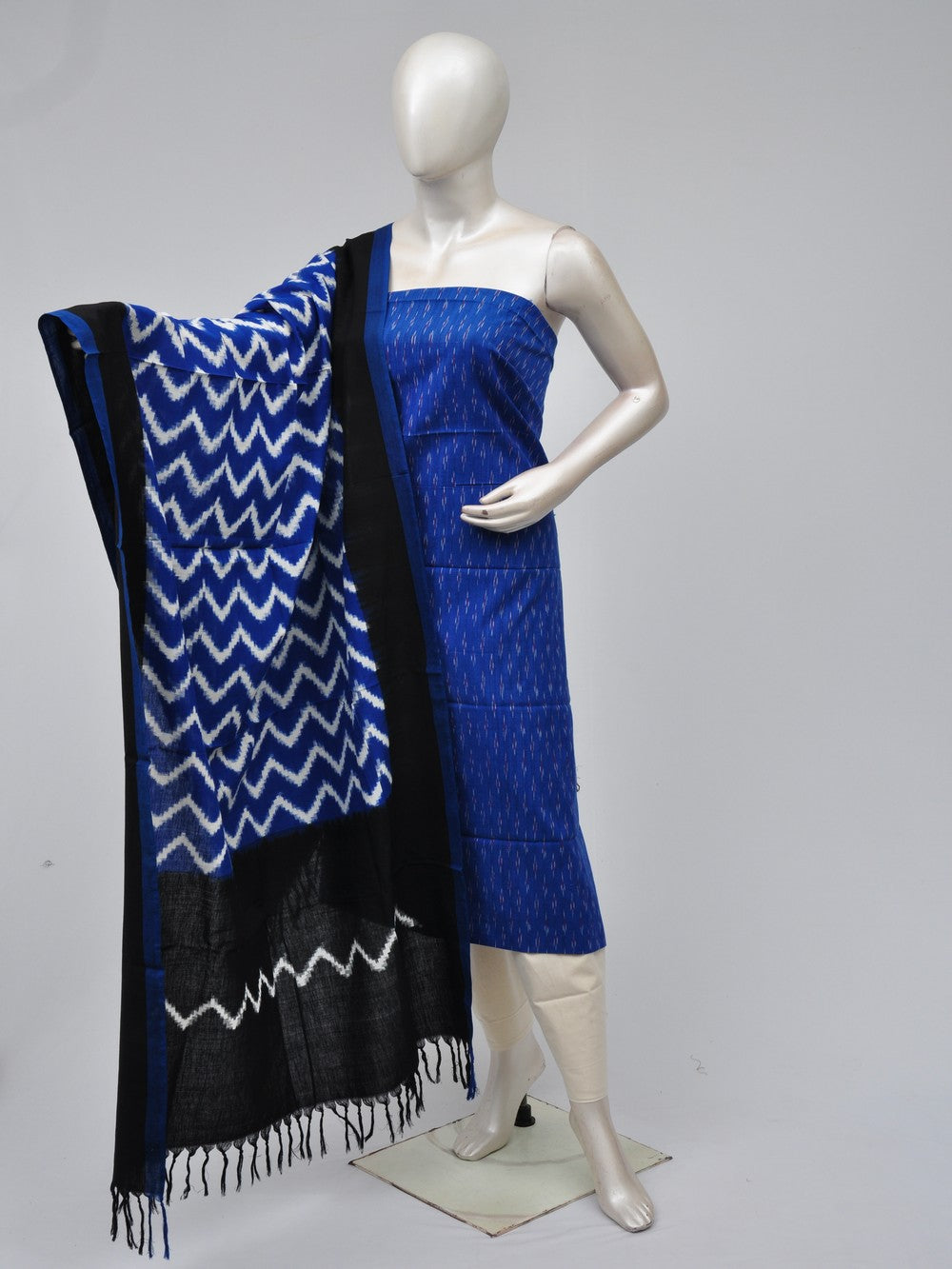 Double Ikkat Dress Material  [D70729341]