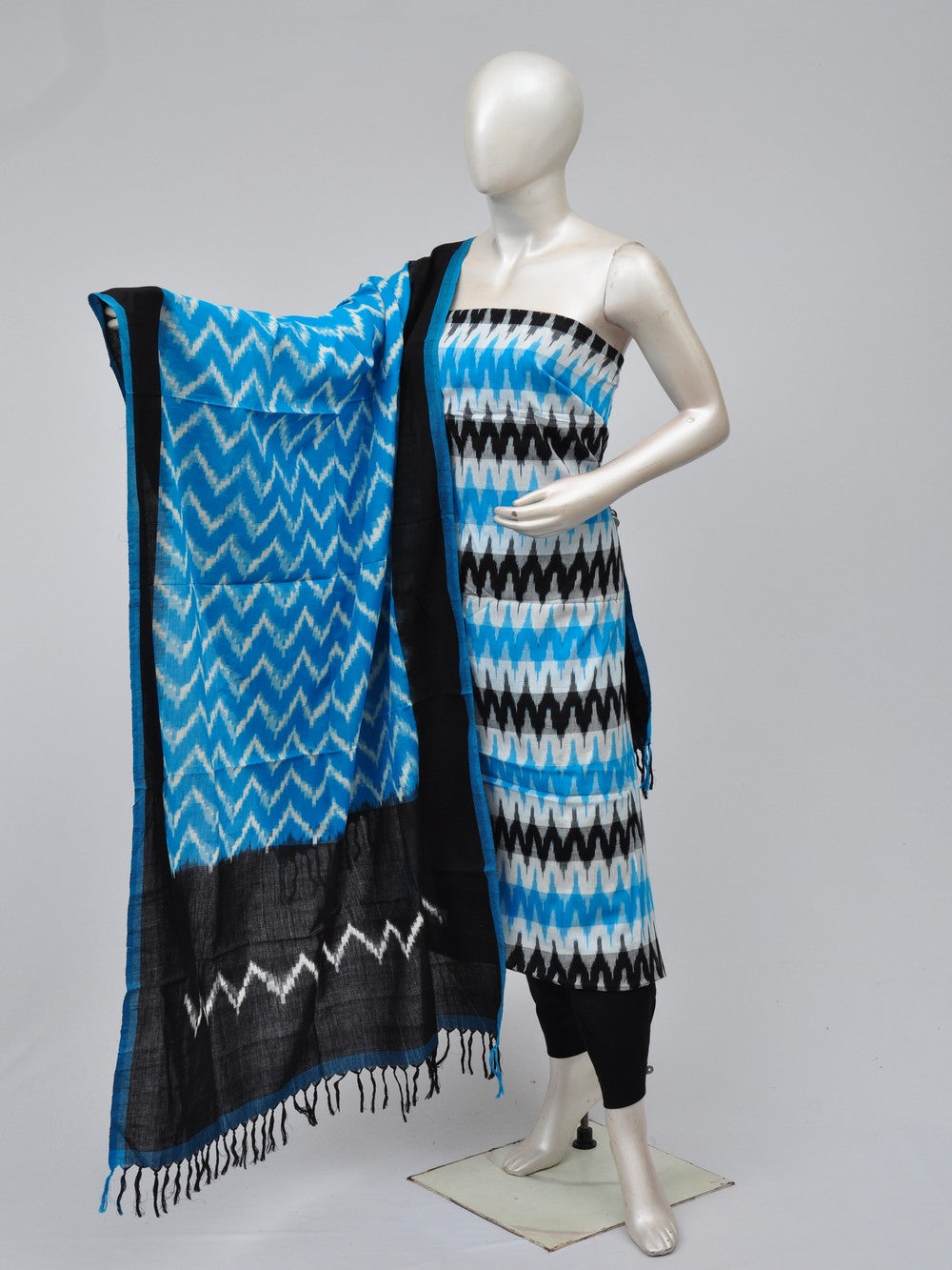 Double Ikkat Dress Material  [D70729361]