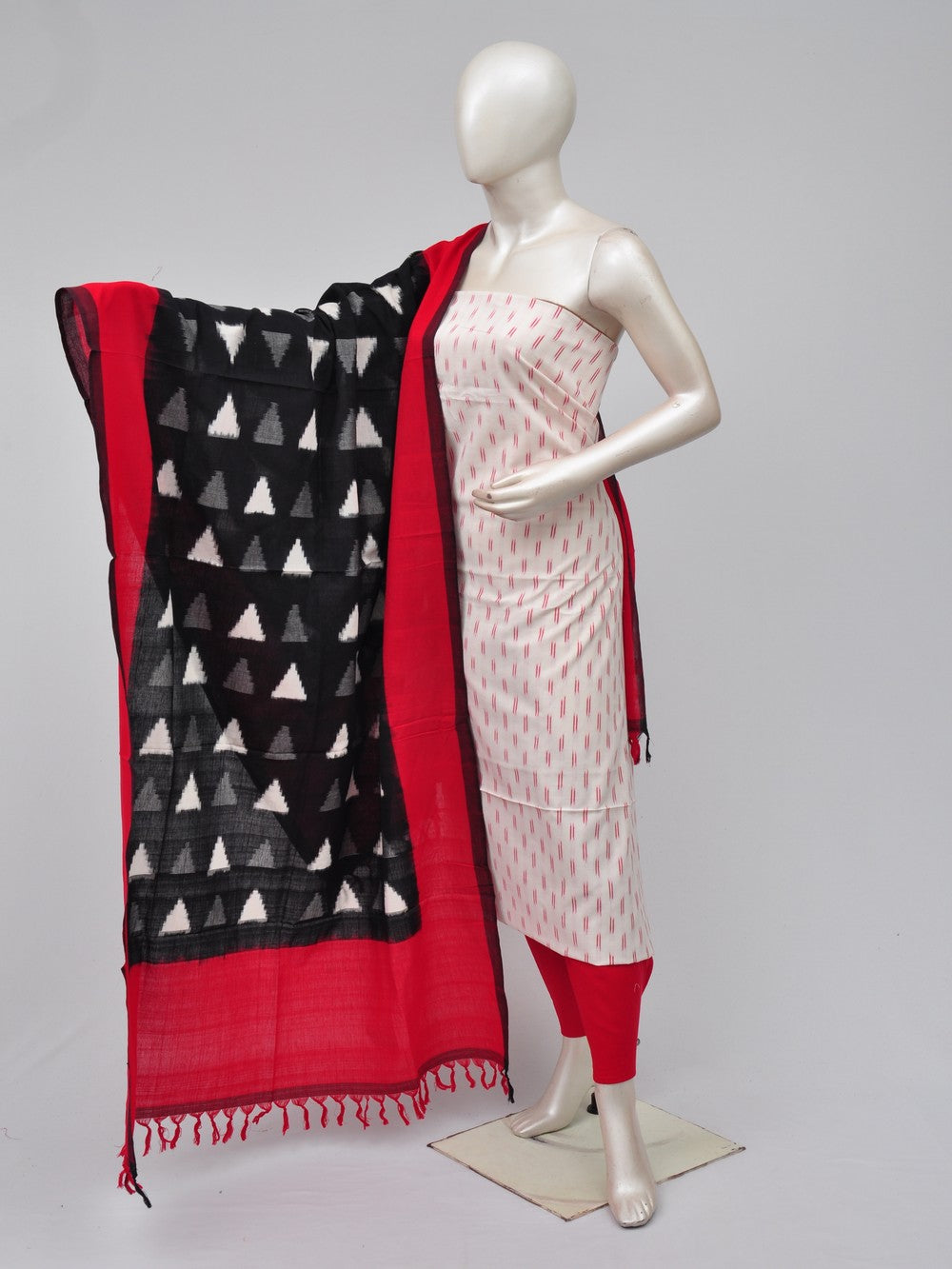Double Ikkat Dress Material  [D70729405]