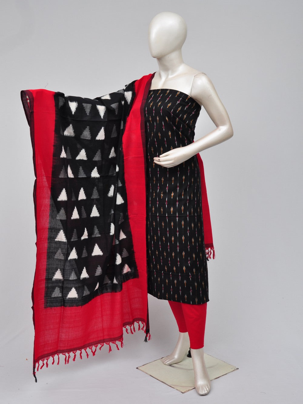 Double Ikkat Dress Material  [D70729406]