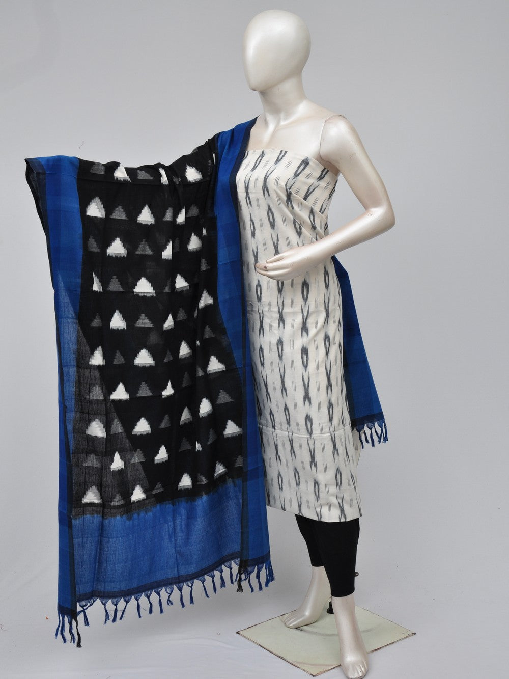 Double Ikkat Dress Material  [D70729413]