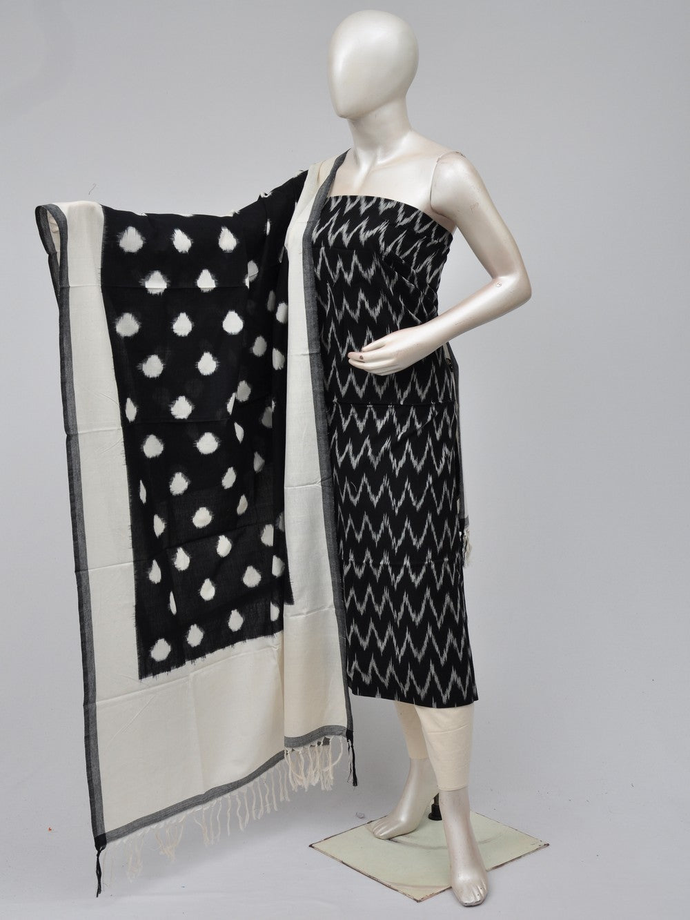 Double Ikkat Dress Material  [D70729418]