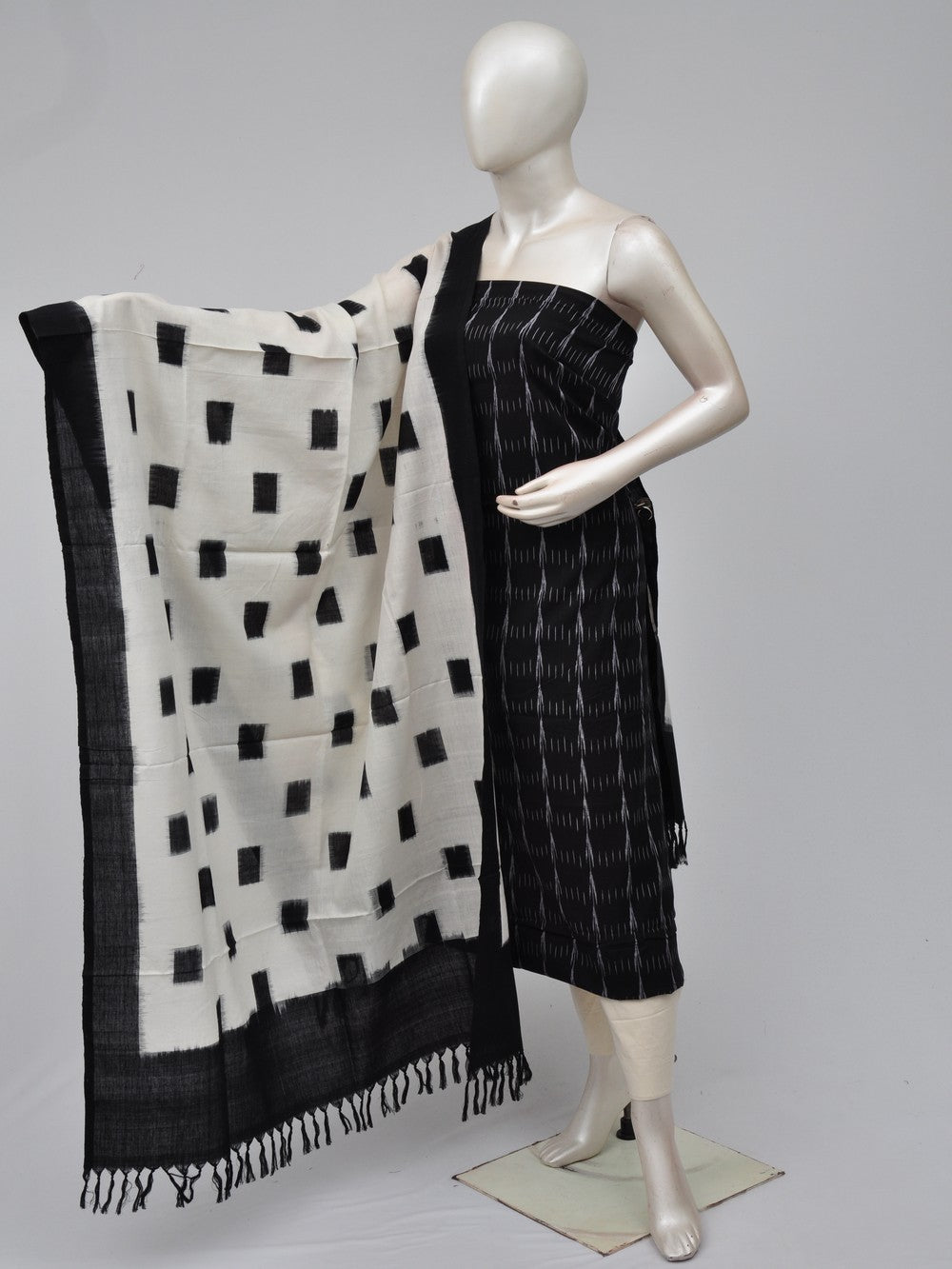 Double Ikkat Dress Material  [D70729431]