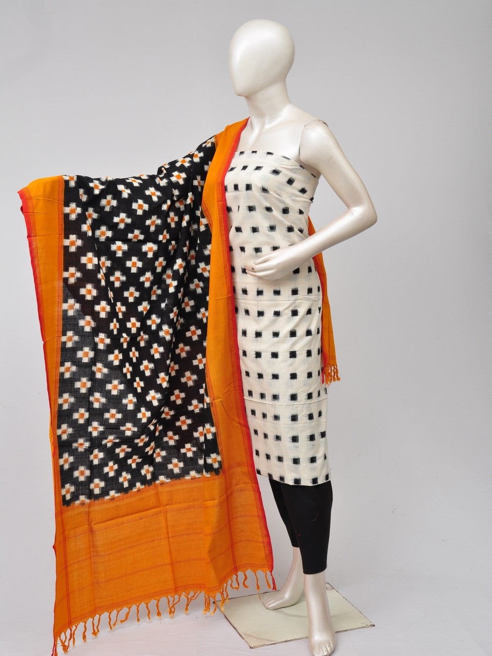Double Ikkat Dress Material  [D70729449]