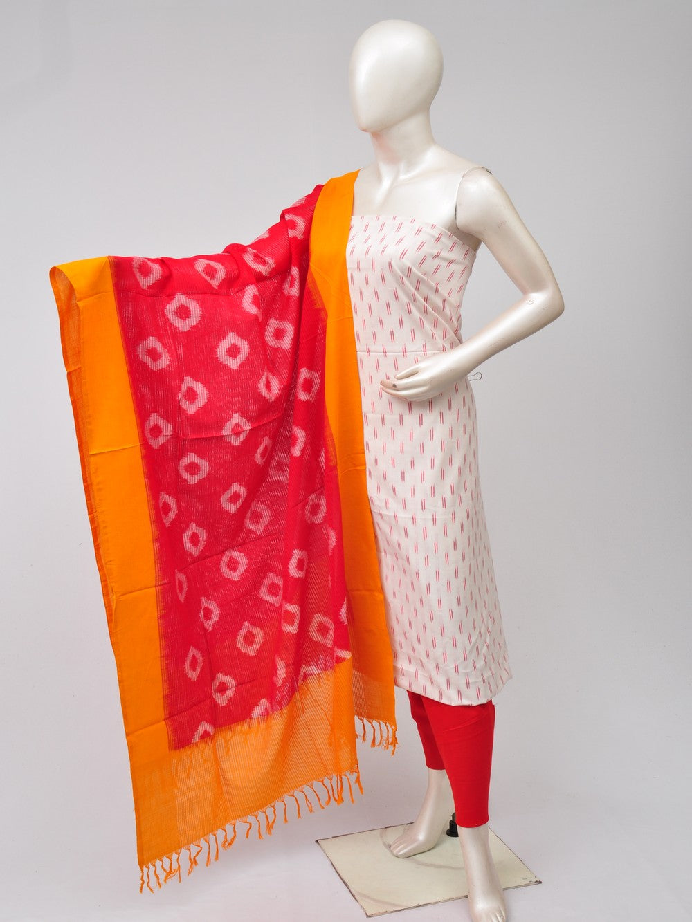 Double Ikkat Dress Material   [D70729520]