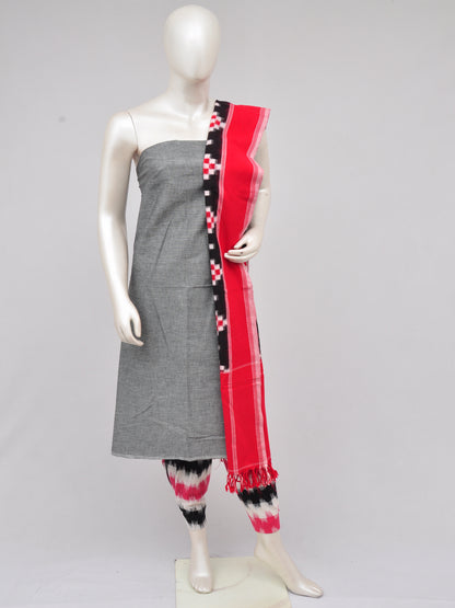Pochampally Double Ikkat Designer Dress Material [D61205001]