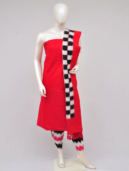 Pochampally Double Ikkat Designer Dress Material [D61205006]