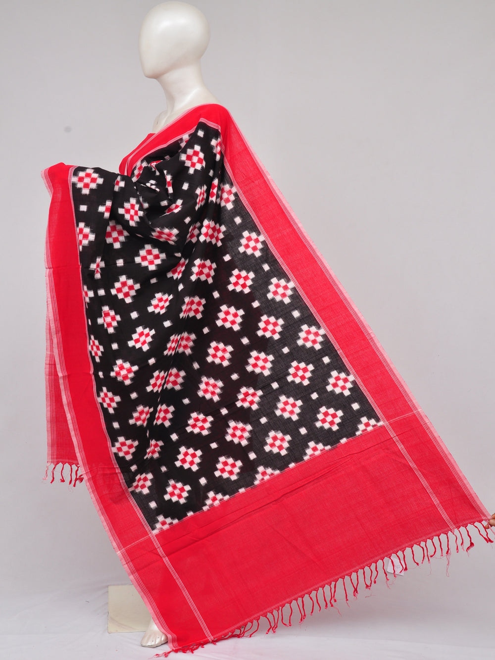 Pochampally Double Ikkat Designer Dress Material [D61205007]