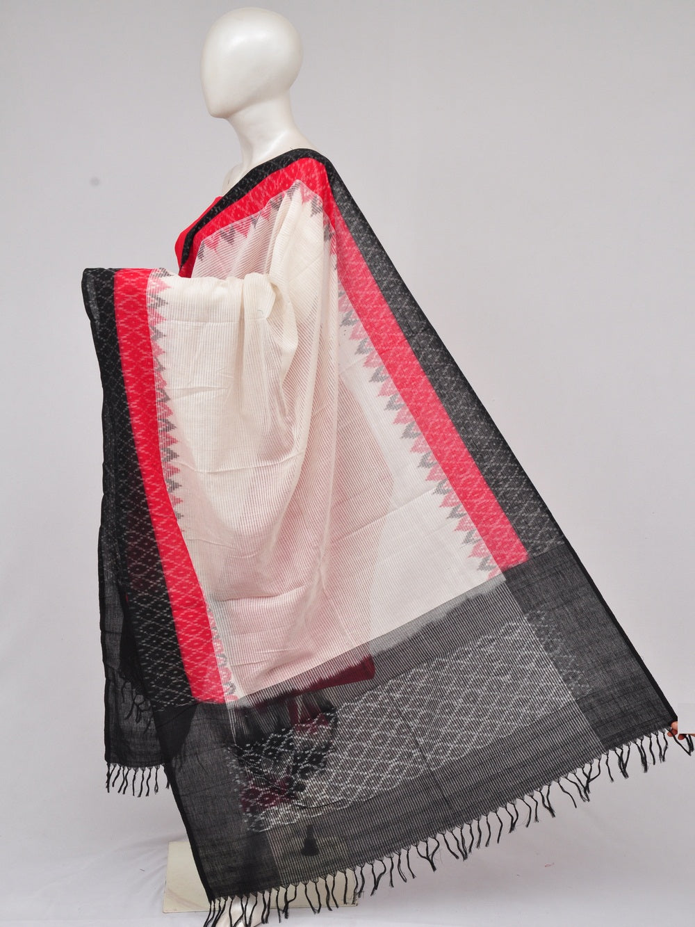 Pochampally Double Ikkat Designer Dress Material [D61205008]