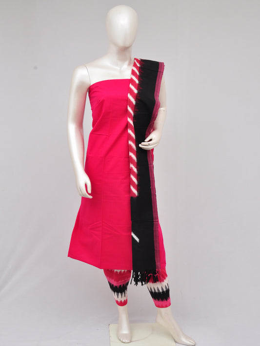 Pochampally Double Ikkat Designer Dress Material [D61205012]