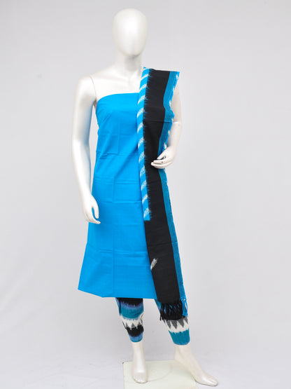 Pochampally Double Ikkat Designer Dress Material [D61205029]