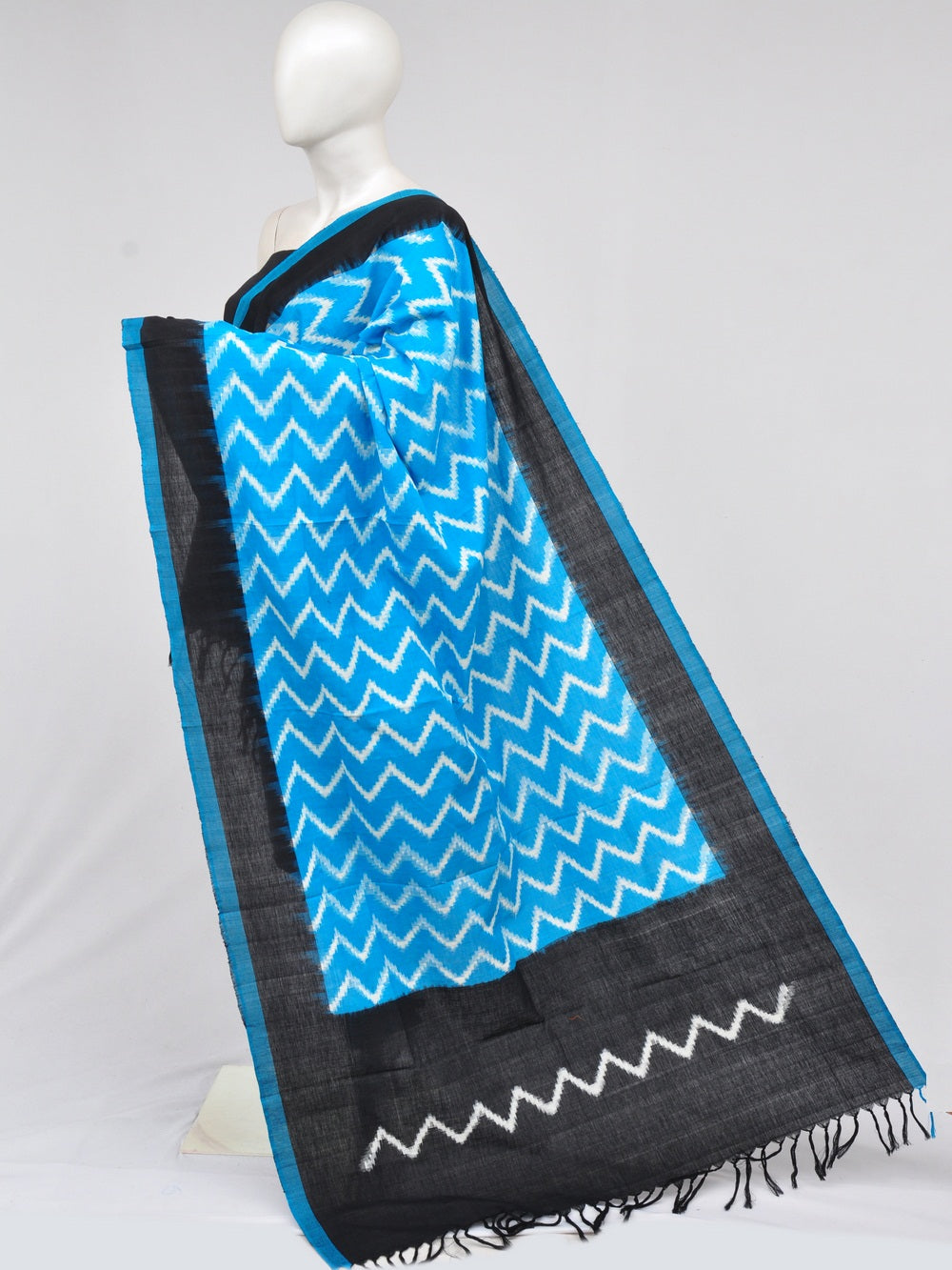 Pochampally Double Ikkat Designer Dress Material [D61205030]