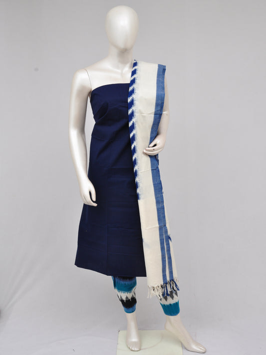 Pochampally Double Ikkat Designer Dress Material [D61205036]