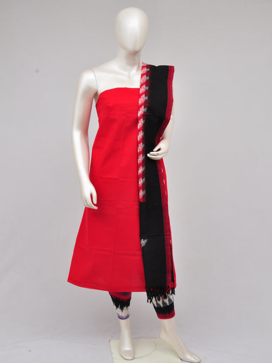 Pochampally Double Ikkat Designer Dress Material [D61205039]