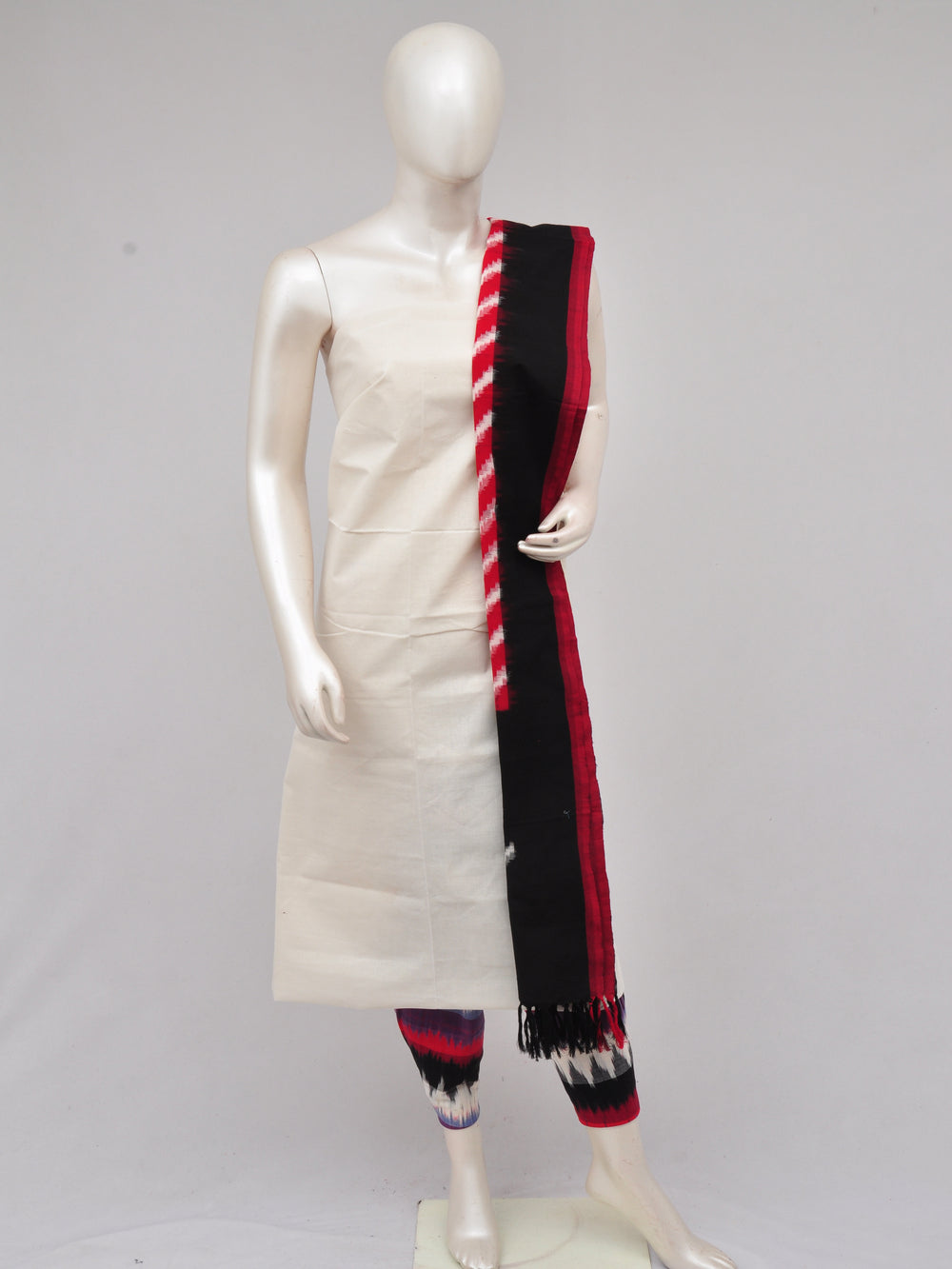 Pochampally Double Ikkat Designer Dress Material [D61205040] - DressesForWomen.IN