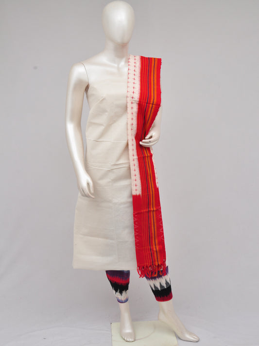 Pochampally Double Ikkat Designer Dress Material [D61205041]