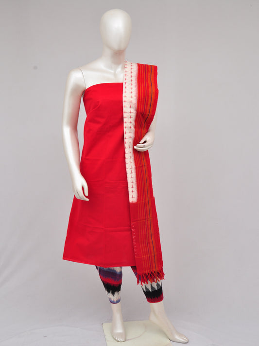 Pochampally Double Ikkat Designer Dress Material [D61205042]