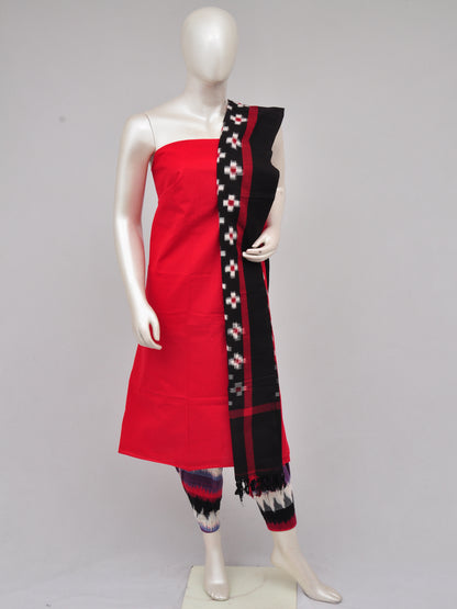 Pochampally Double Ikkat Designer Dress Material [D61205043]