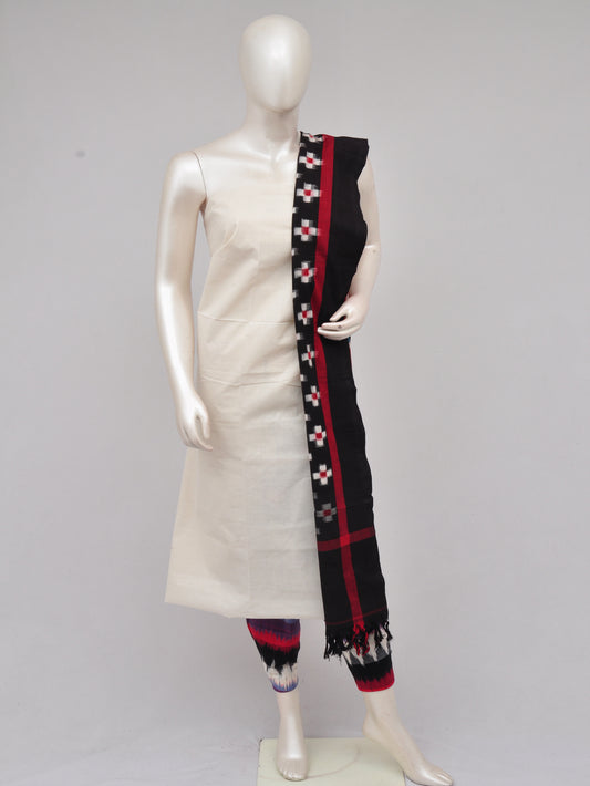Pochampally Double Ikkat Designer Dress Material [D61205044]