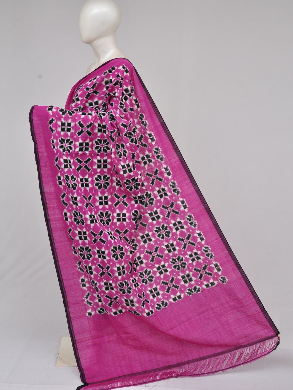 Pochampally Double Ikkat Designer Dress Material [D61209003]