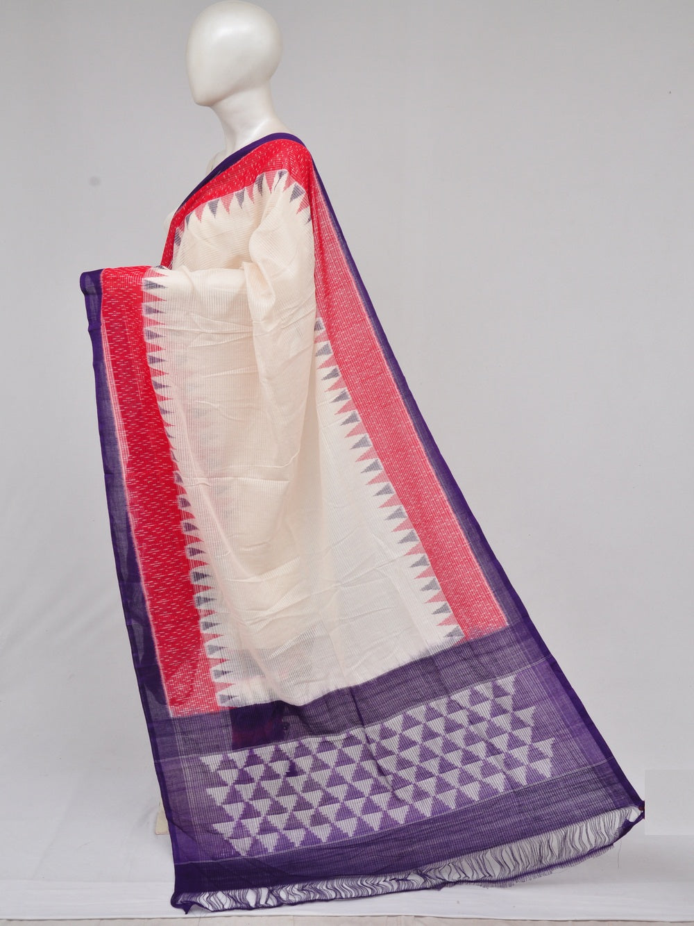 Pochampally Double Ikkat Designer Dress Material [D61209005]