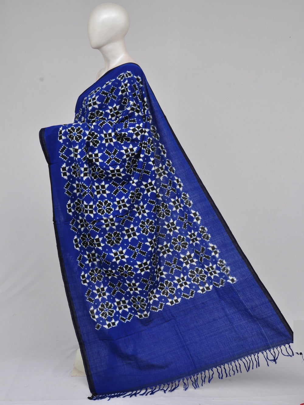 Pochampally Double Ikkat Designer Dress Material [D61209009]