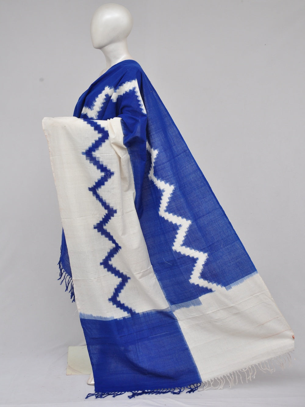 Pochampally Double Ikkat Designer Dress Material [D61209015]