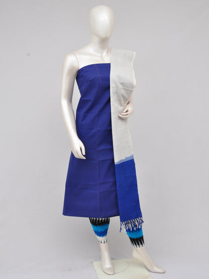 Pochampally Double Ikkat Designer Dress Material [D61209017]