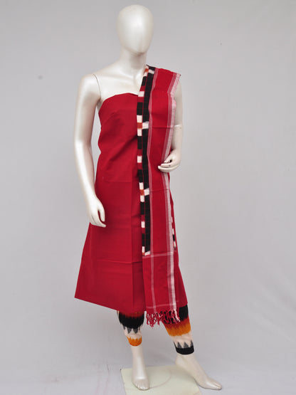 Pochampally Double Ikkat Designer Dress Material [D61209028]