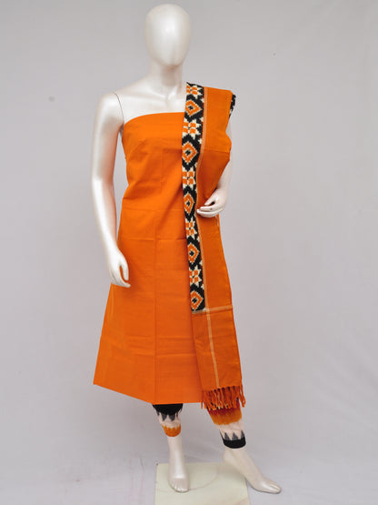 Pochampally Double Ikkat Designer Dress Material [D61209030]