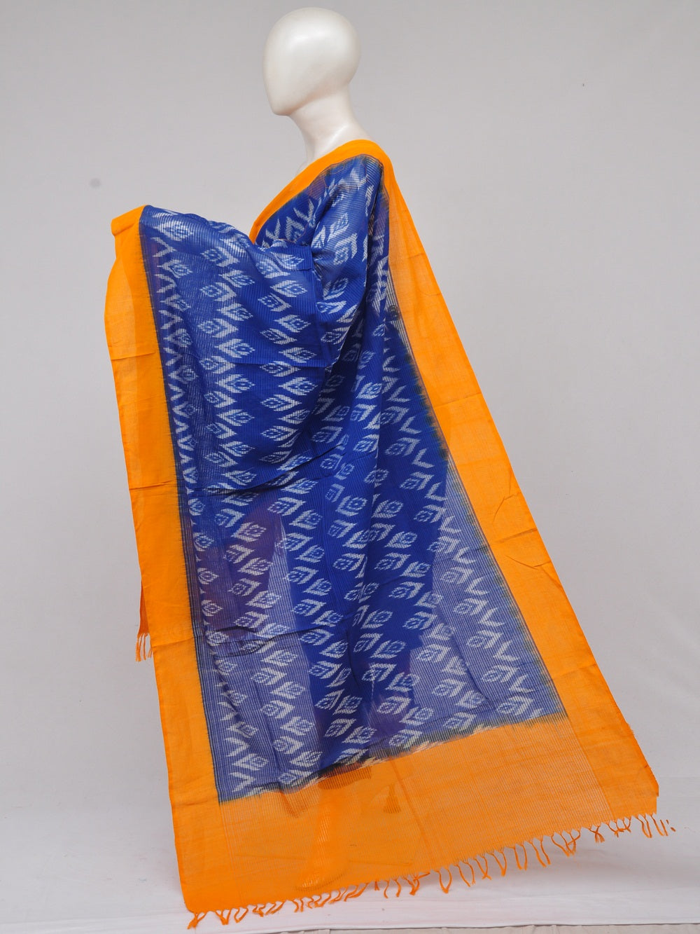 Pochampally Double Ikkat Designer Dress Material [D61209031]