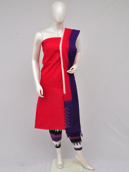 Pochampally Double Ikkat Designer Dress Material [D61209034]