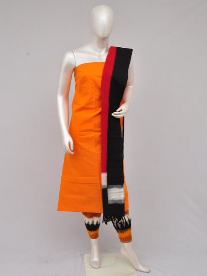Pochampally Double Ikkat Designer Dress Material [D61209036]