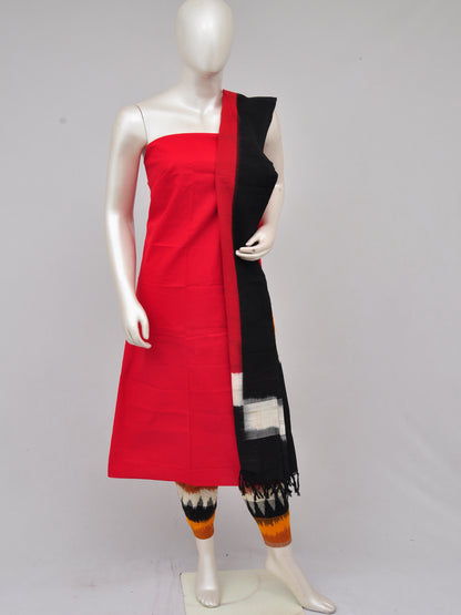 Pochampally Double Ikkat Designer Dress Material [D61209037]