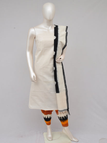 Pochampally Double Ikkat Designer Dress Material [D61209038]