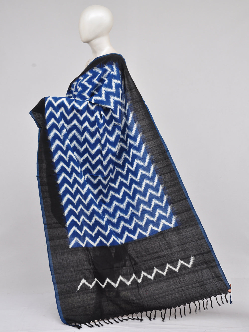 Pochampally Double Ikkat Designer Dress Material [D61209040]