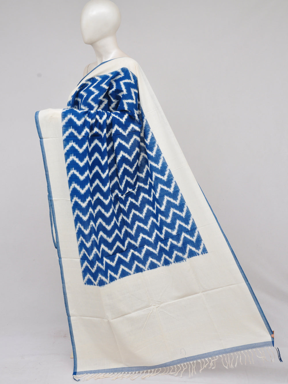 Pochampally Double Ikkat Designer Dress Material [D61209043]